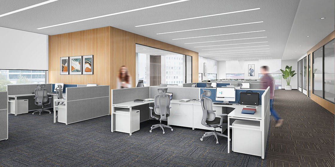 不同的办公空间如何设计？又该如何用办公家具在办公空间中打造出高效、健康的办公环境？ - 松果号-2