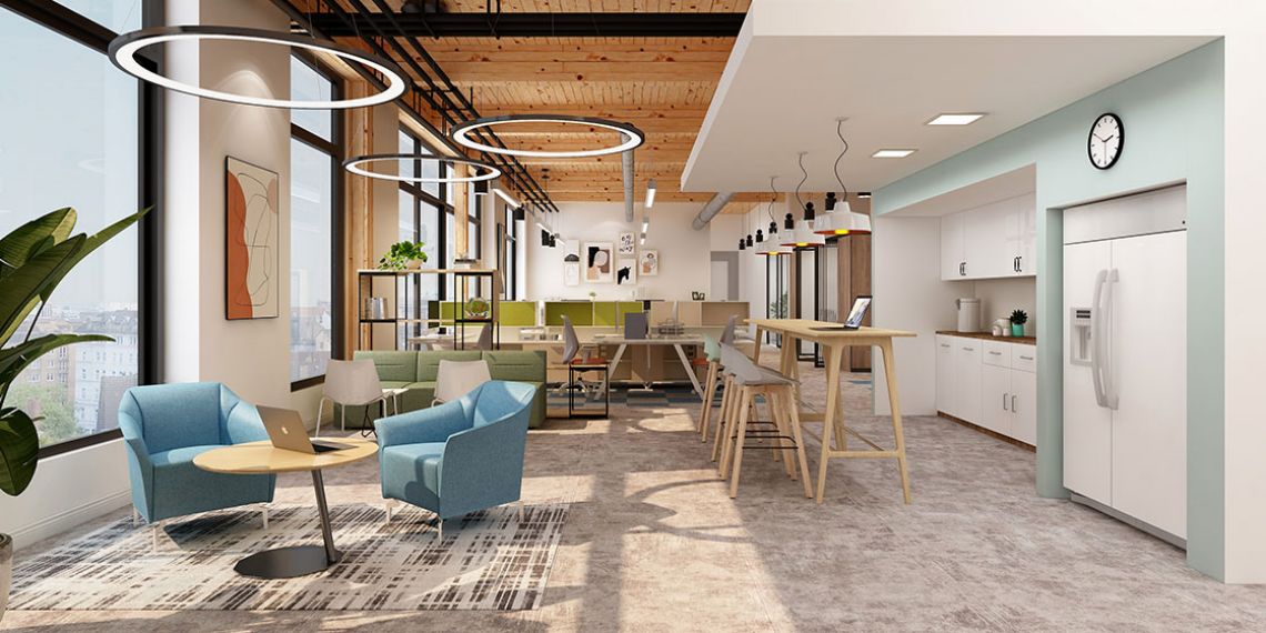 不同的办公空间如何设计？又该如何用办公家具在办公空间中打造出高效、健康的办公环境？ - 松果号-4